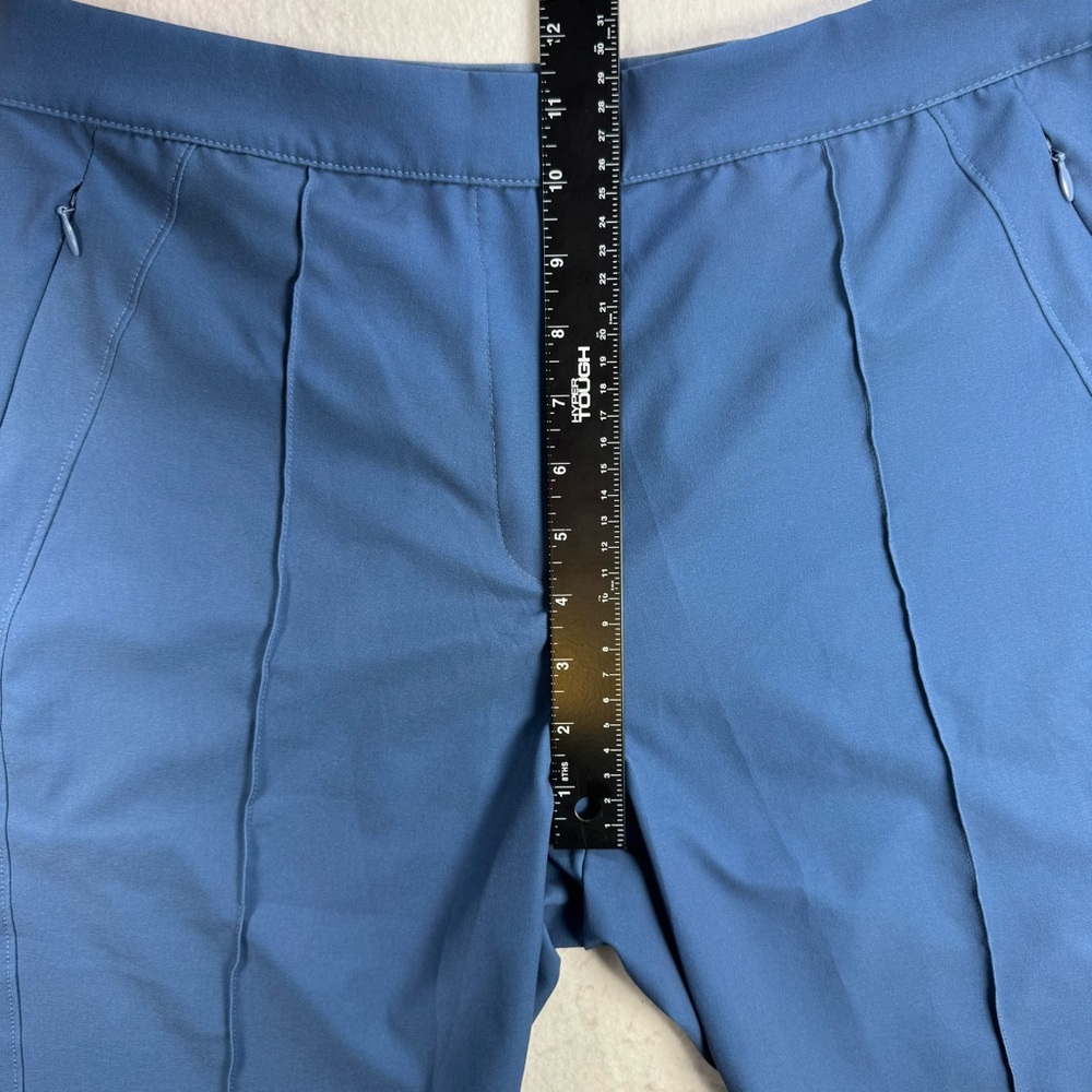 Lucky In Love Women’s L Blue Pull‑On Golf Shorts 9” Stretch - Picture 9 of 12
